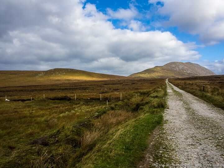 Wandern in Irland. Hier auf Achill Island.