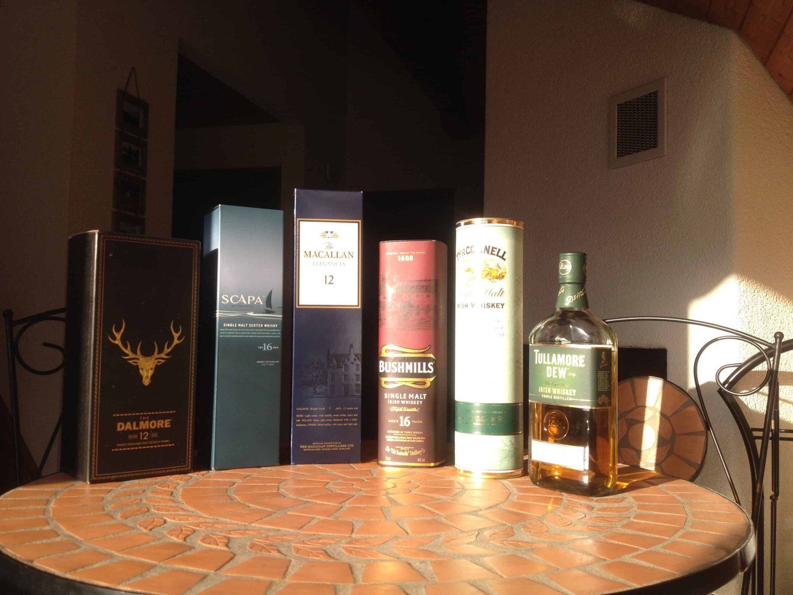 Irischer und schottischer Whiskey