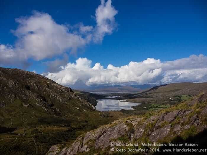 Wandern in Irland. Gleninchaquin Naturpark, Beara